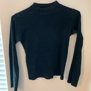 Black turtle neck